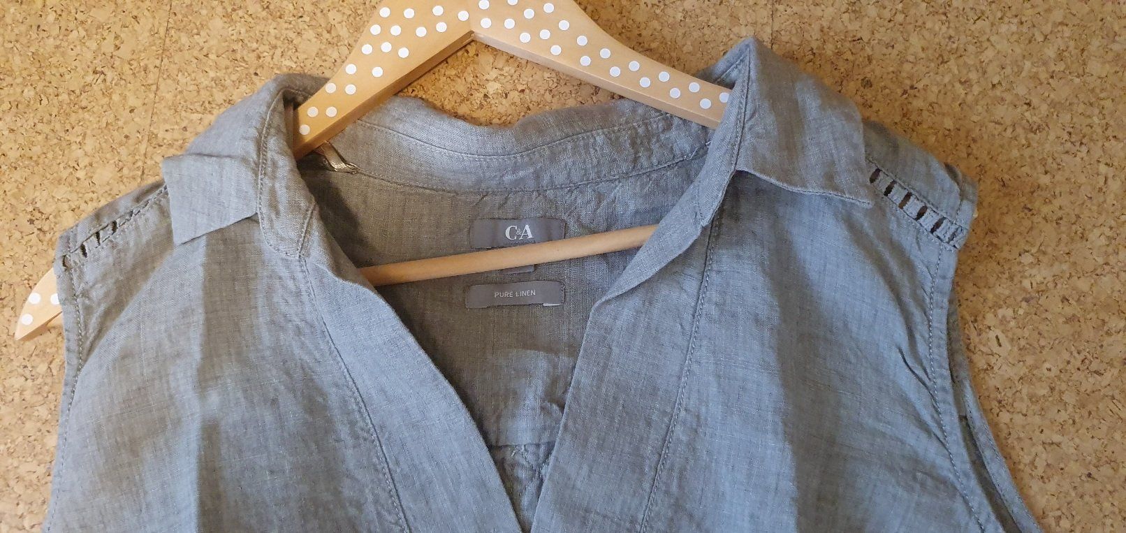 C&A Vestiti: Sommerkleid aus Leinen. Grösse 46 – Nuovo (secondo la descrizione) da Unterentfelden venduto da LookoutMt 5