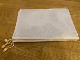 Etui Reissverschlussmäppchen Neu A4 Natur 3 Stück