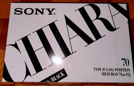 💥SONY"CHIARA 70"💥Kassette von absoluter Seltenheit ...