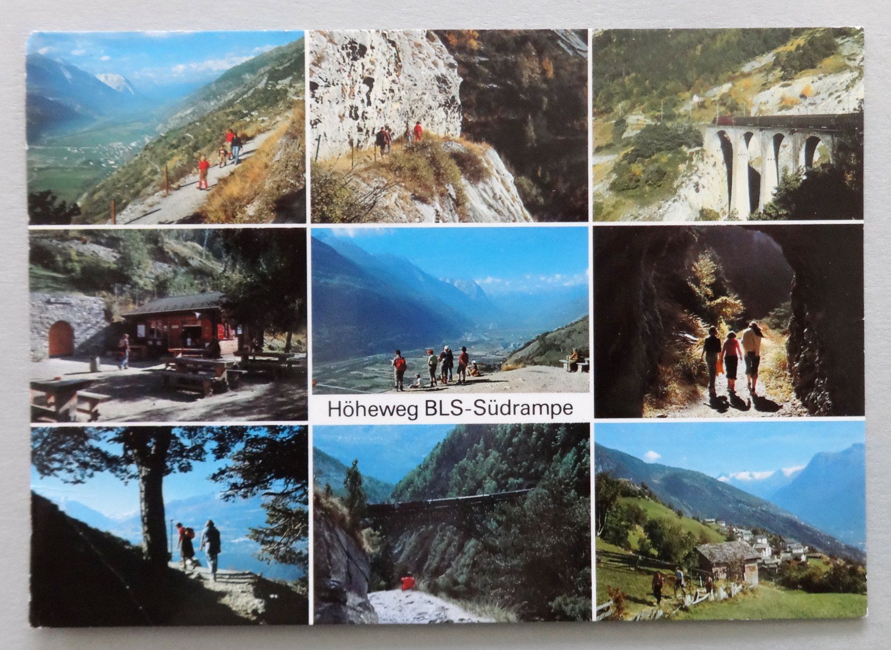 Cartoline postali: Höheweg Lötschberg Südrampe – Usato da Fétigny venduto da Billy2miny