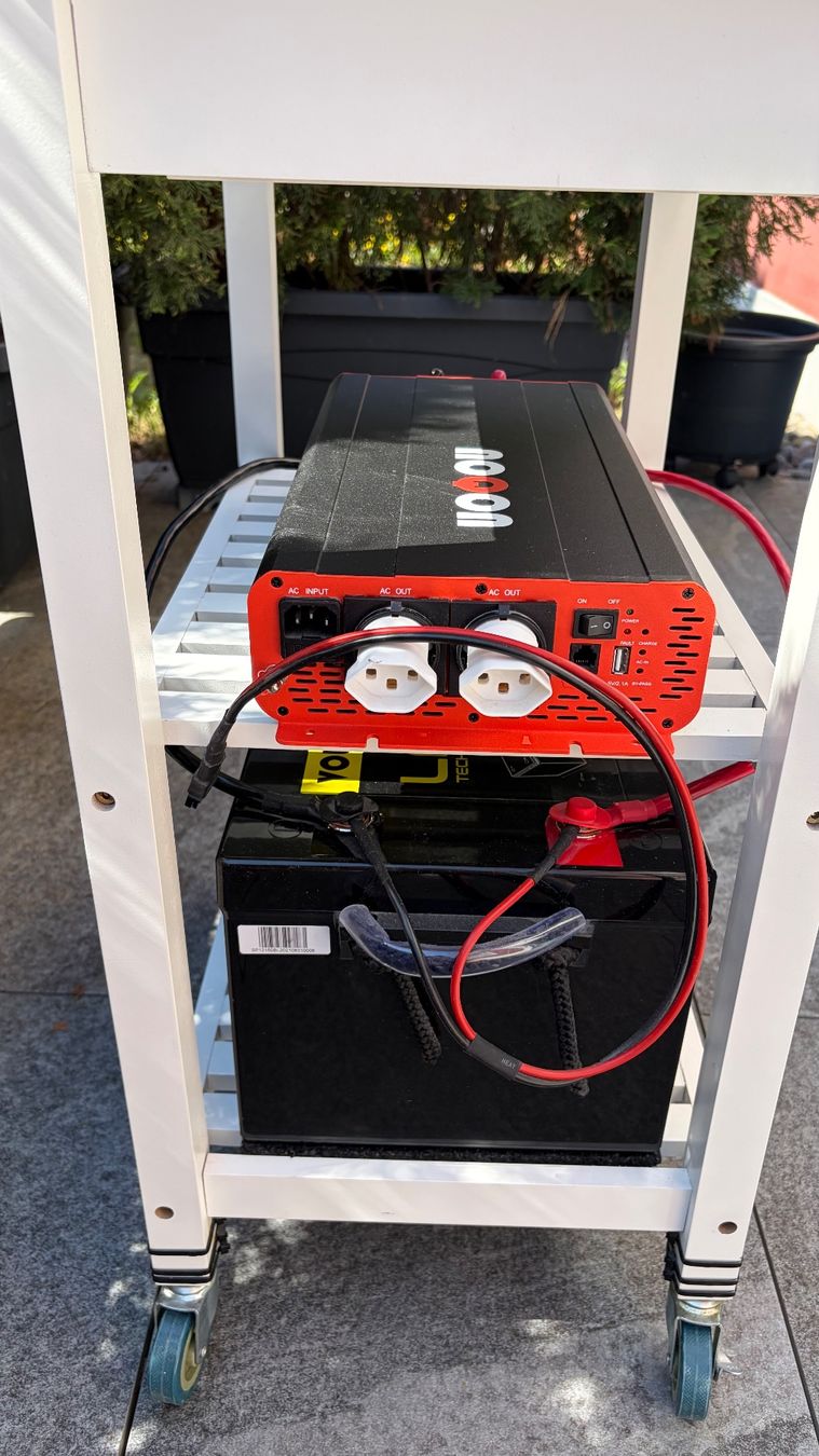 Solargeräte und Solarprodukte: Mobile Solaranlage mit Stromwandler – Gebraucht aus Benglen von flyeagle62 1