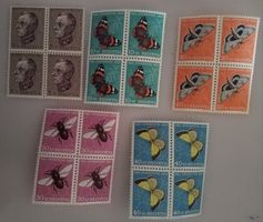 1950, Pro Juventute Satz im 4-Block postfrisch