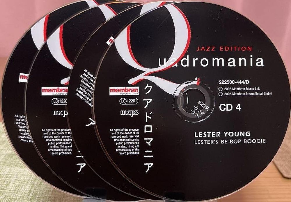 CD: set 4CD's - Lester Young, Buck Clayton,Harry "Sweets" Edison – Usato da Unterbäch VS venduto da Plasido 2