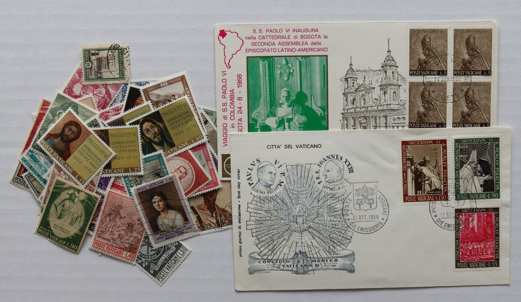Alle Briefmarken: Briefmarken Vatikan – Gebraucht aus Oberentfelden von lakipul 3