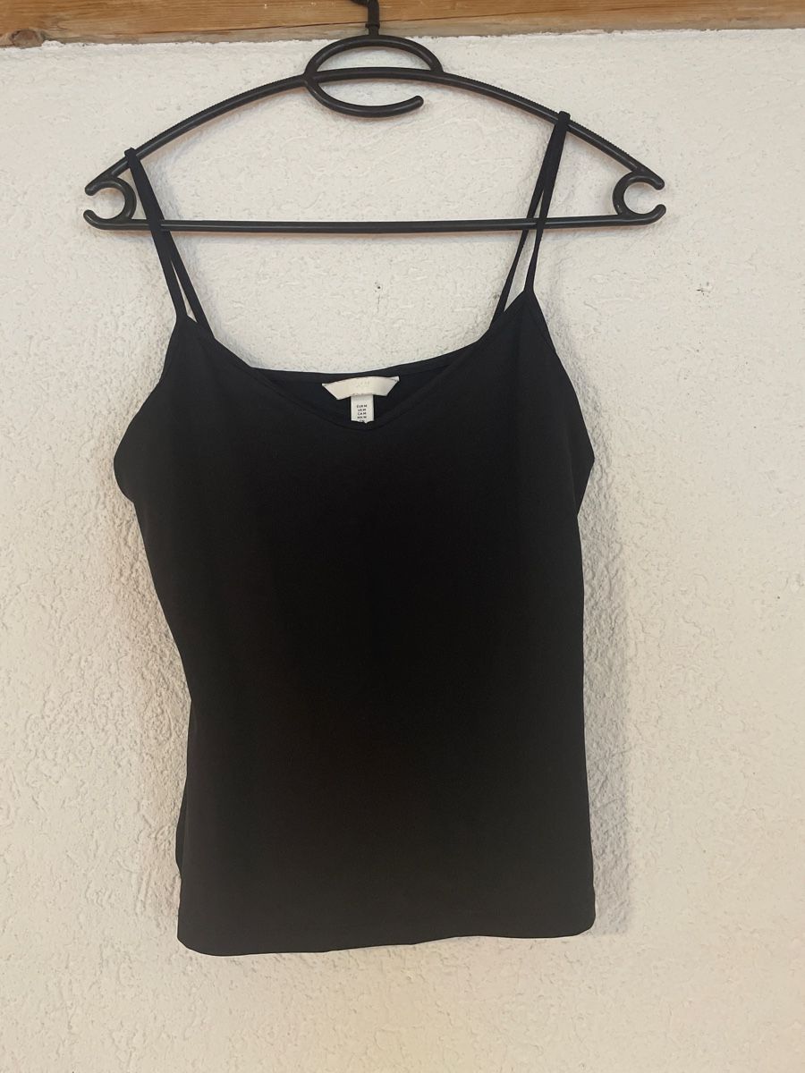 Camicette: Schwarze Bluse mit Top, crop schnitt – Usato da Neuhausen venduto da kak_5bnw 1
