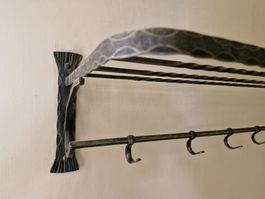 Antike Garderobe Schmiedeisen