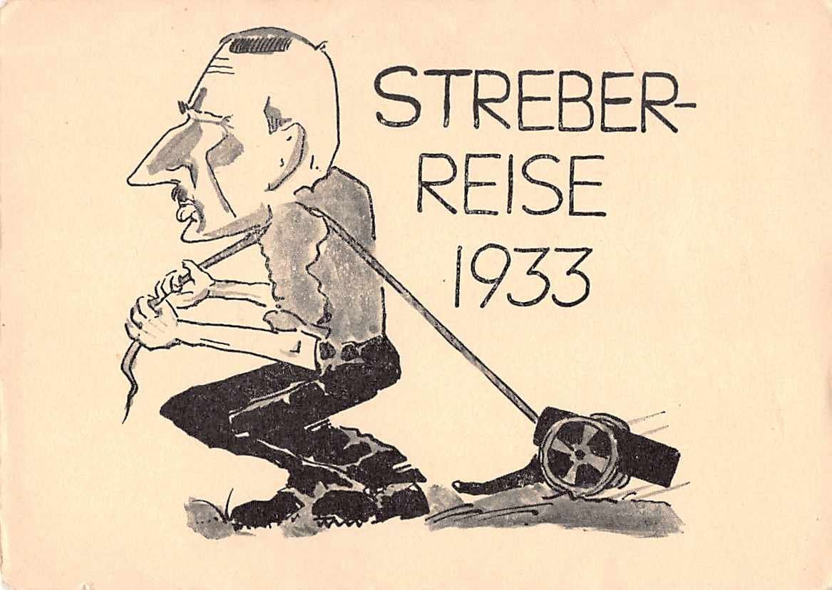 Cartes postales: TOP Ansichtskarte: STREBERREISE 1933 – D'occasion à Winterthur par SchatzchischtliWinti