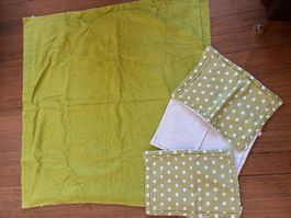 Bio BW Baby Decke „Kuhweide no 7“ 1x1m & 3 Wickelunterlagen