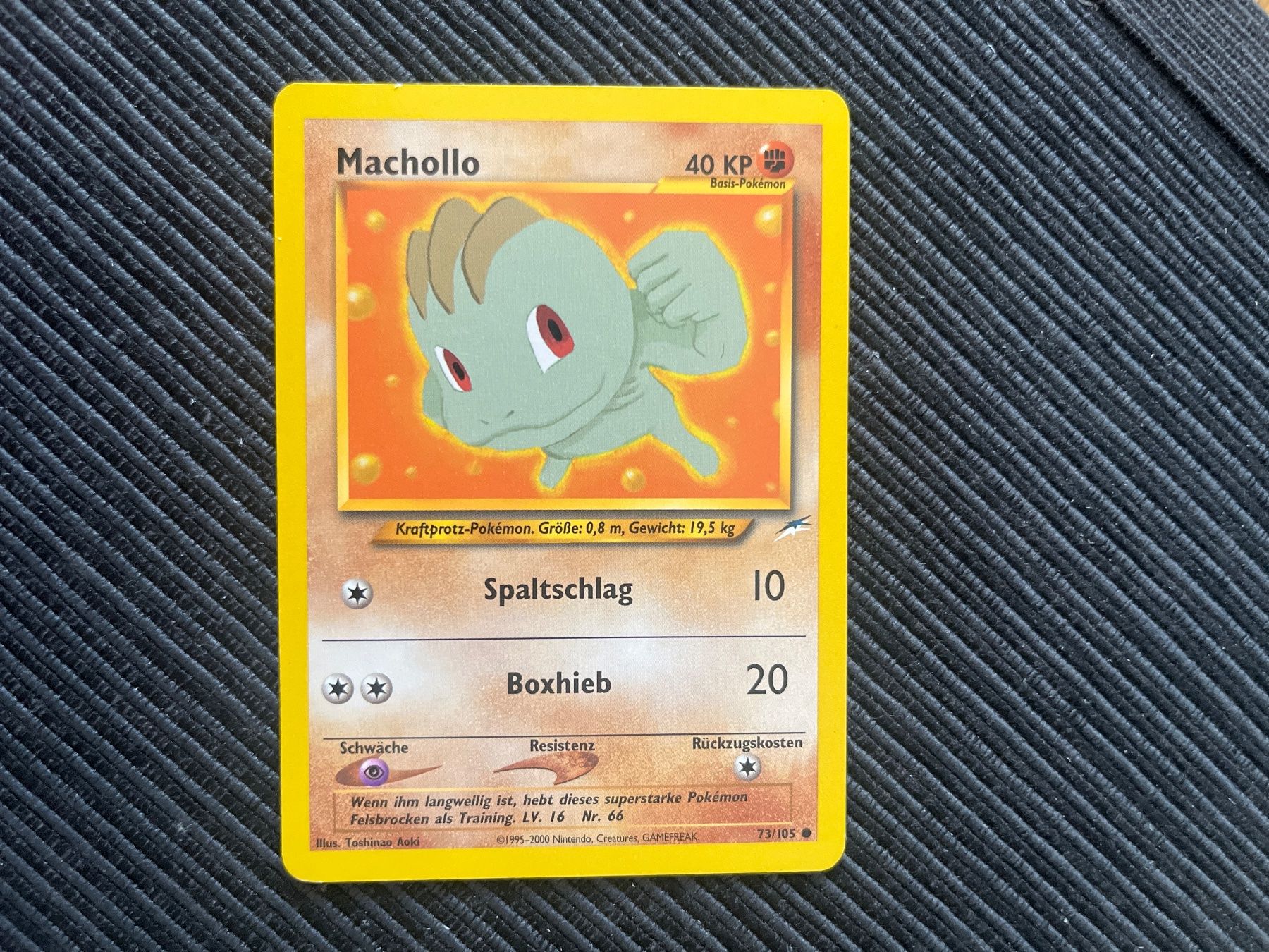 Pokémon Sammelbilder & Trading cards: Pokemon Machollo Neo Destiny – Gebraucht aus Wabern von Collectfun
