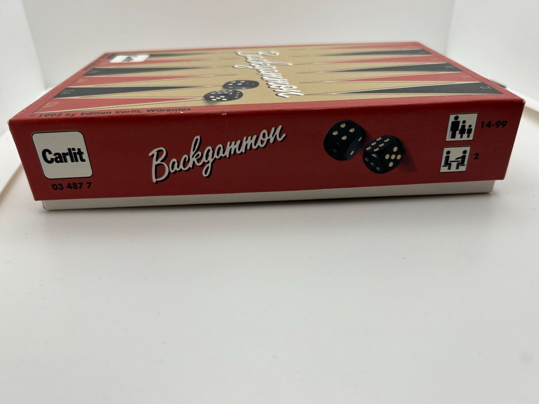 Carlit Giochi: Backgammon Spiel Carlit Edition - Top Zustand! Komplett – Usato da Ettingen venduto da sagada81