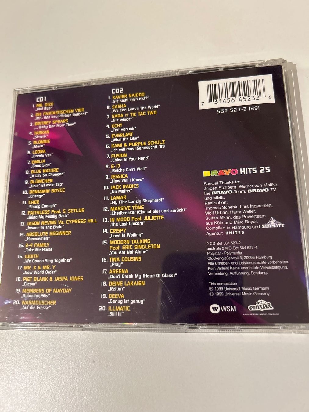 CD: CD- Bravo Hits 25 – Usato da Guntershausen venduto da Gloominati 1