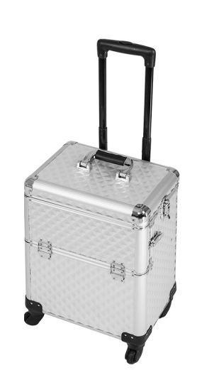 Attrezzature per parrucchieri: Professioneller Kosmetik Trolley - silber – Usato da Einsiedeln venduto da Dellcell 3