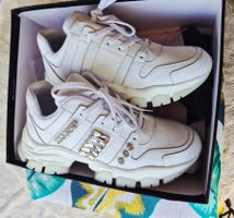 TWINSET MILANO SNEAKER 40 NEU LEDER SCHUHE TOP ZU HOSE