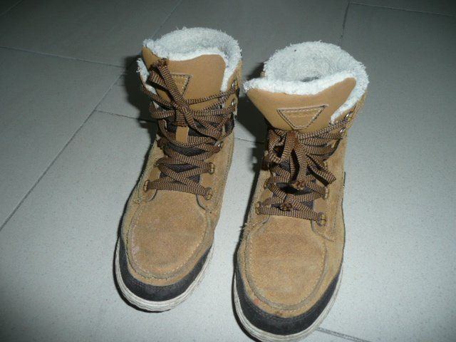 Scarpe per ragazzi: Goretex Stiefel in camel – Usato da Zug venduto da falama