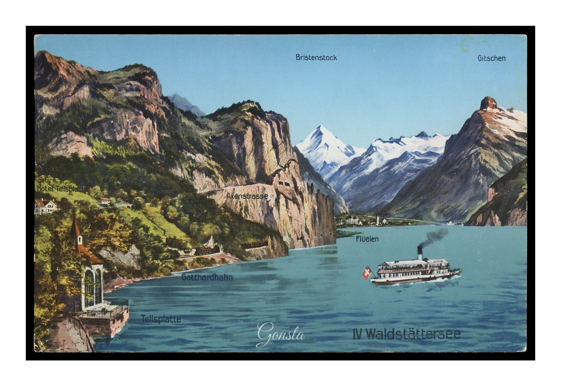 Cartes postales: BATEAU/BOOT - 1939 "Waldstättersee" – D'occasion à Onex par gonsla01