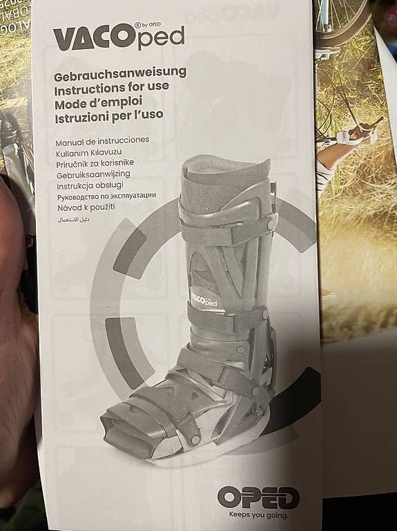 Attrezzature mediche: Vacoped mit Ausgleichsschuh + Socken – Usato da Steg VS venduto da mancio89