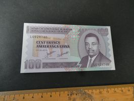 Burundi 2010, 100 Francs