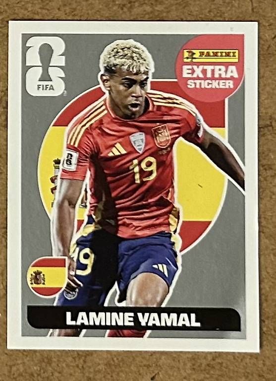 Panini Sammelbilder & Trading cards: SILBER Extra Sticker  Lamine Yamal  Spanien – Gebraucht aus Regensdorf von Maryjagne