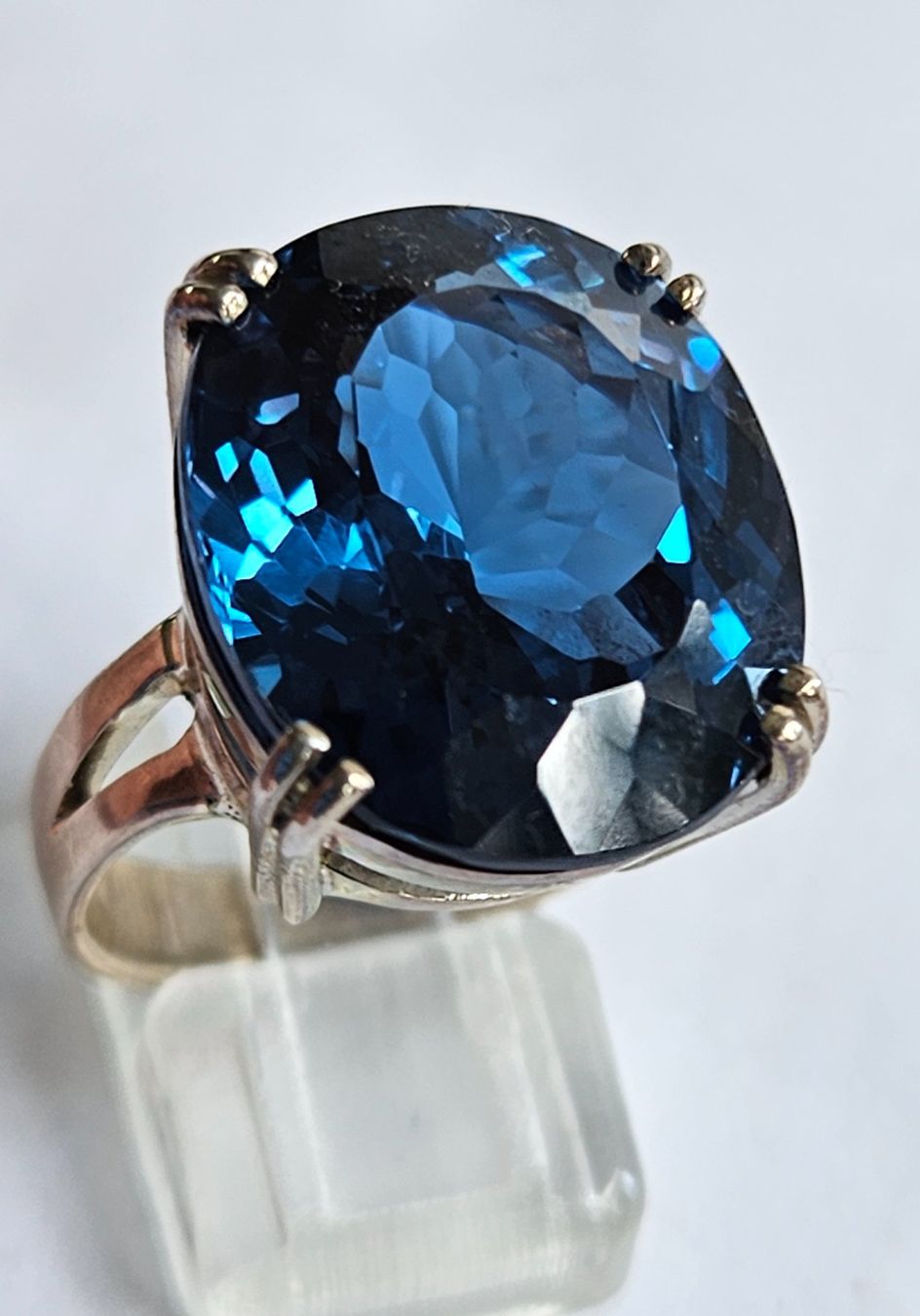 Anelli: Blau Topas Fingerring – Nuovo (secondo la descrizione) da Zürich venduto da Benedikt21 5