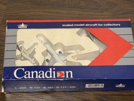 Vintage Schabak Canadian Airlines Airplane Set 1:600