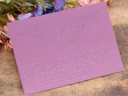 Prägeschablone Nr.327, Blumen (Sizzix geeignet)
