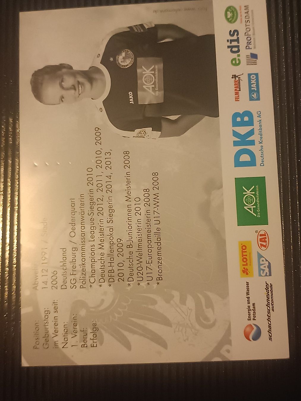Autographes: Tabea Kemne - handsigniert - Olympia Gold – D'occasion à Menziken par Artographs 1