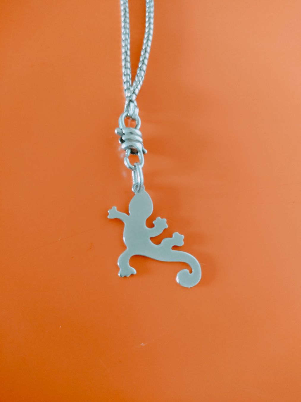 Catenine: Wunderschöne Halskette mit Geko – Nuovo (secondo la descrizione) da Dietikon venduto da Tucumano1981 4