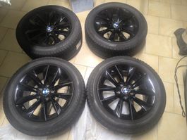 Jantes Original BMW 18" noir + pneus hiver Pirelli