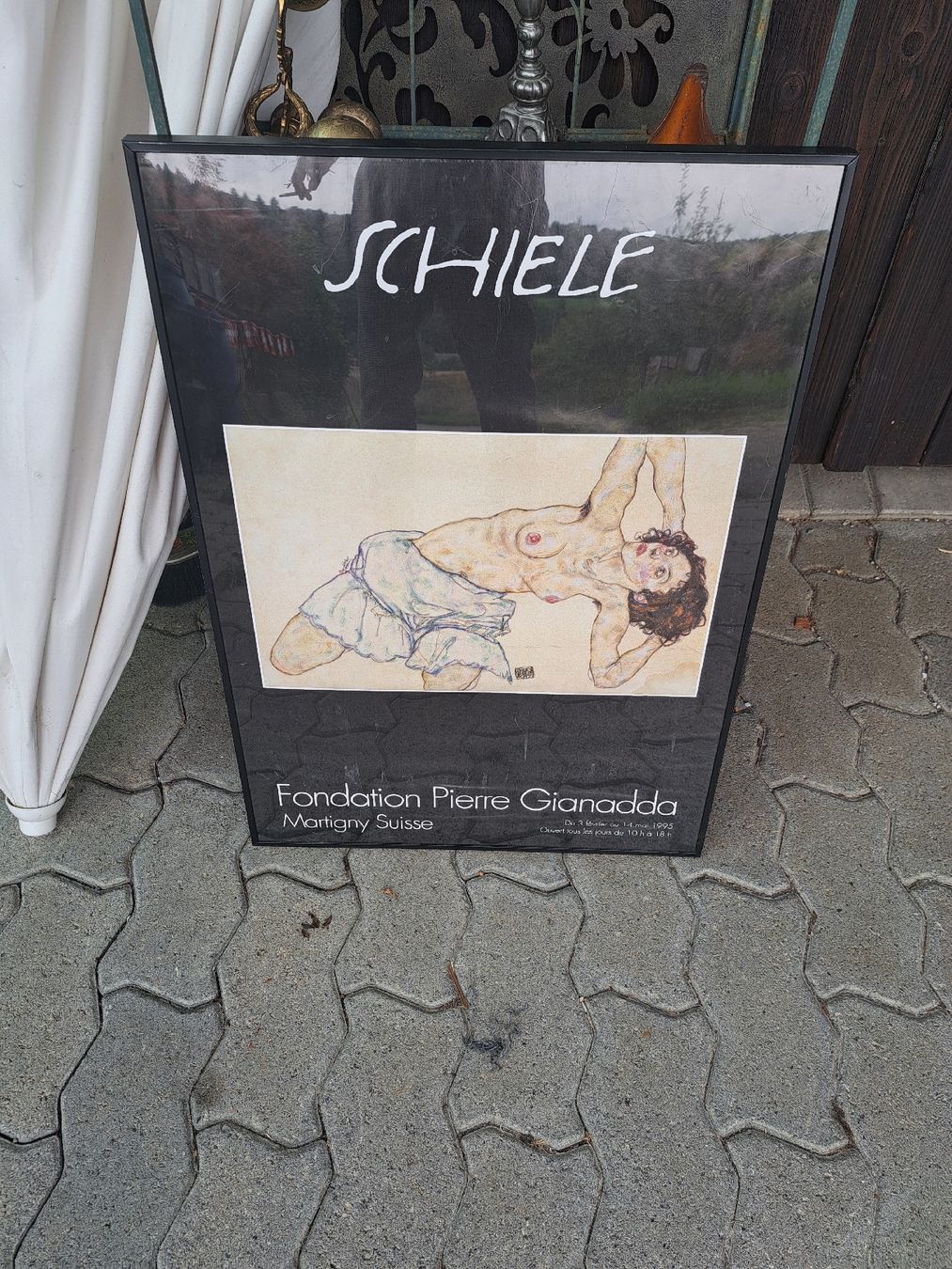 Poster & Bilder: Egon Schiele Poster, Fondation Gianadda, Martigny,  – Gebraucht aus Kölliken von Upcycling-by-Mc-TAM