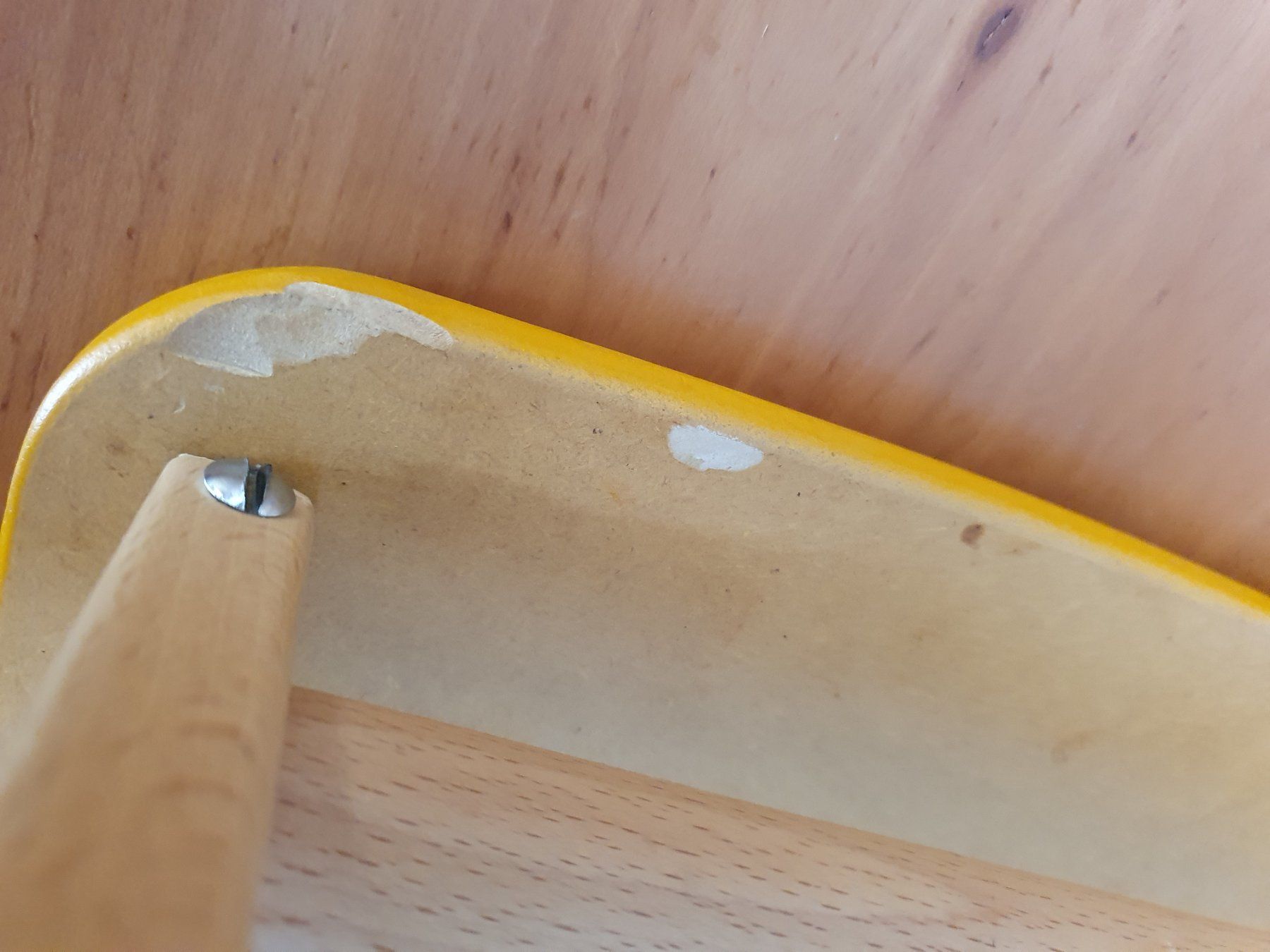 Sedie: Kinderstuhl Holz gelb, Kindermöbel – Usato da Thalwil venduto da meinverkauf 2