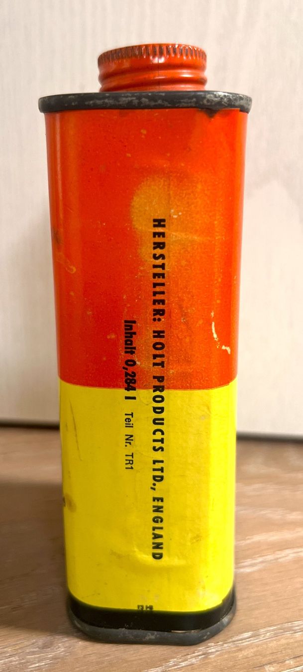 Dosen: alte Blechflasche Blechdose "Holts Teerentferner" Oldtimer – Gebraucht aus Rothrist von Brandystar 3