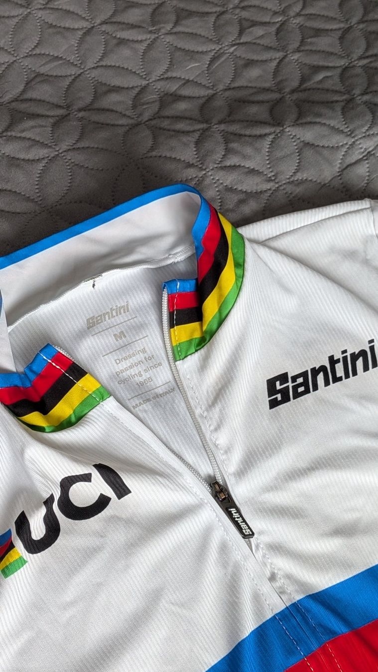 Canottiere & Pantaloni: Santini UCI Trikot – Usato da Kloten venduto da Teka 1