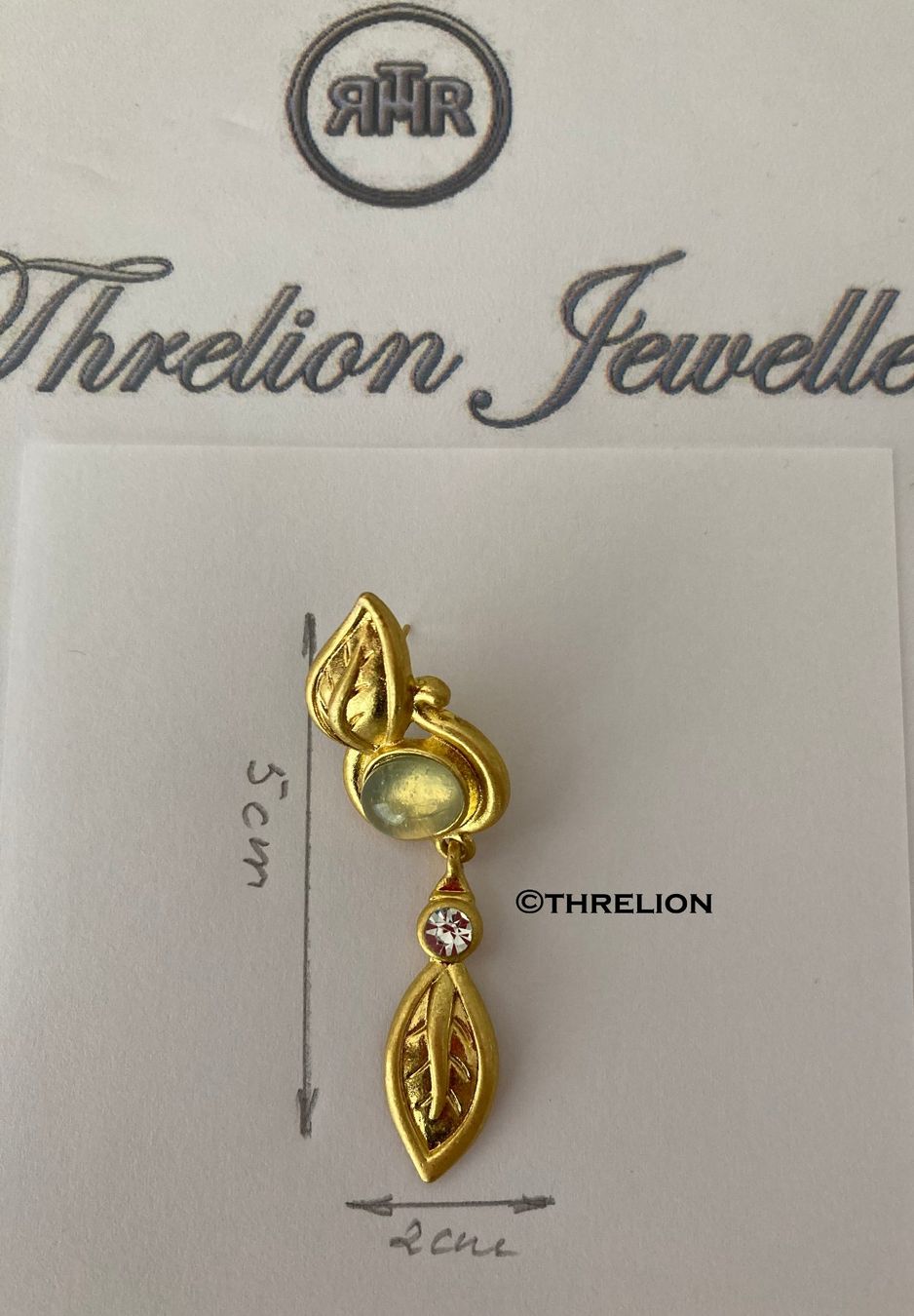 Boucles d'oreille: Modische Drop Ohrstecker – Neuf (Voir description) à Riehen par Threlion 3
