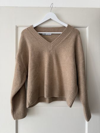 Zara Knit Sweater - Beige, Size S