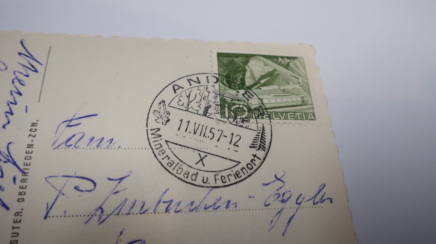 Cartoline postali: Andeer Hotel Fravi – Usato da Cormoret venduto da Pascalll2001 5