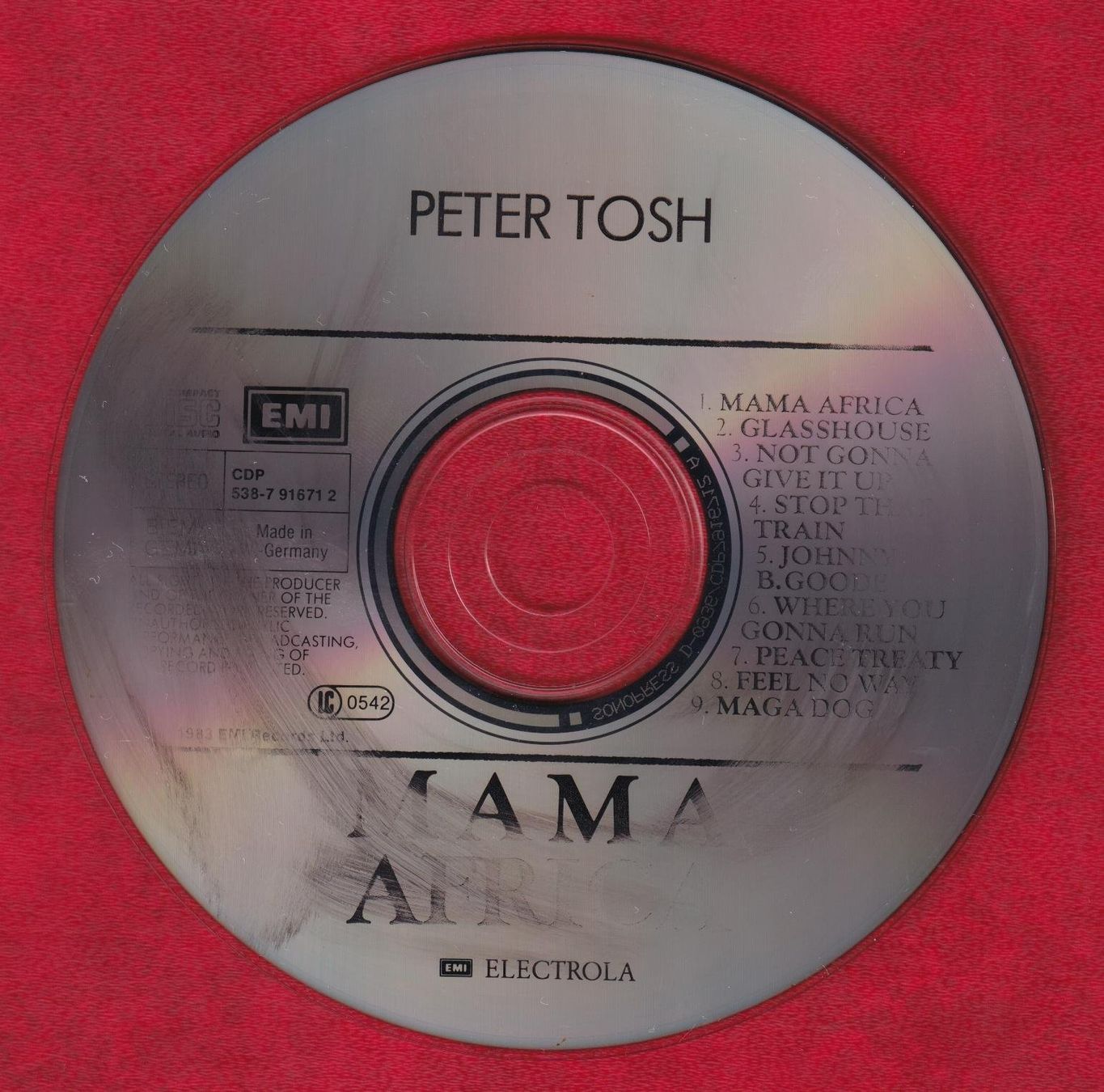 CD: Peter Tosh - Mama Africa (CD) – Usato da Zürich venduto da Pfluftl2000 2