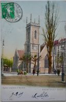 Postkarte 1909 Eglise anglaise à Genève