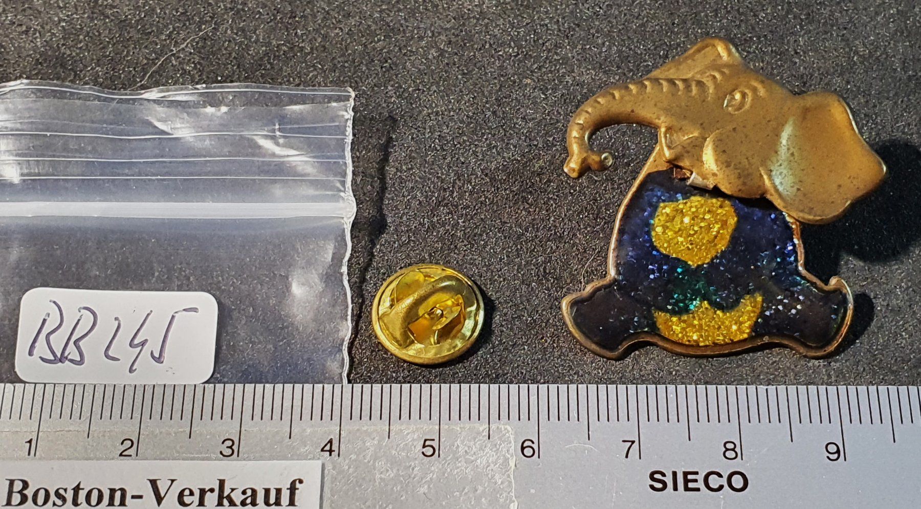 Placchette & Badge: BB245 - Pin Elefant – Usato da Reinach BL venduto da Boston-Verkauf 2