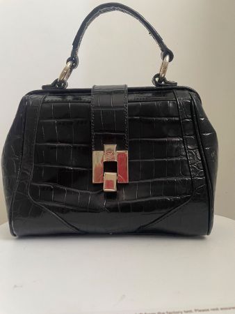 Sac à main Zara noir 100% cuir