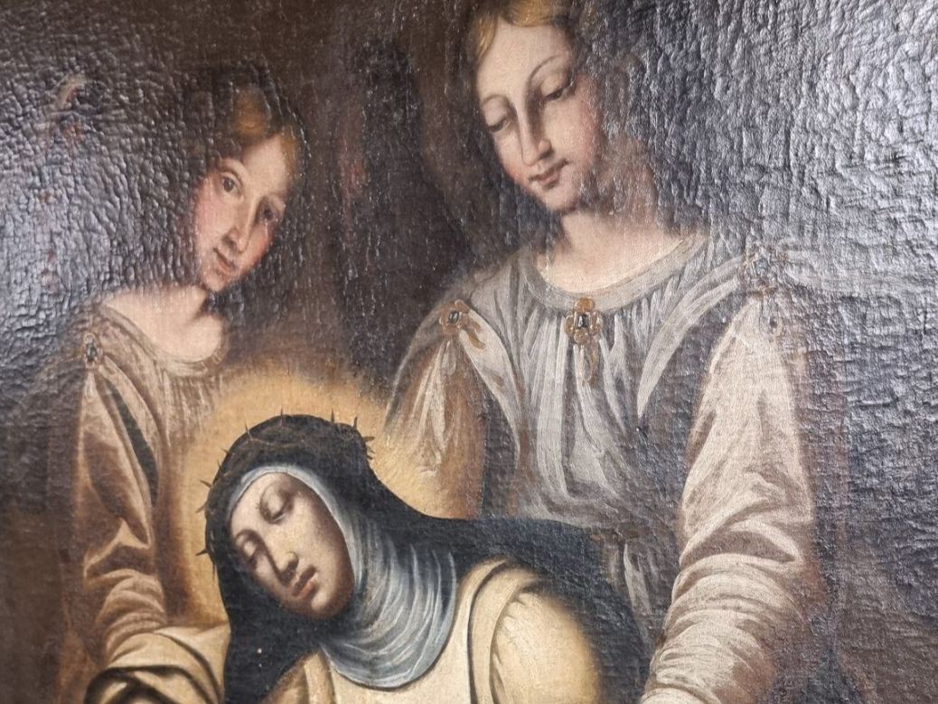 Dipinti: Italienisches antikes religiöses Gemälde – Nuovo (secondo la descrizione) da Zürich venduto da Zuerichparis08 2