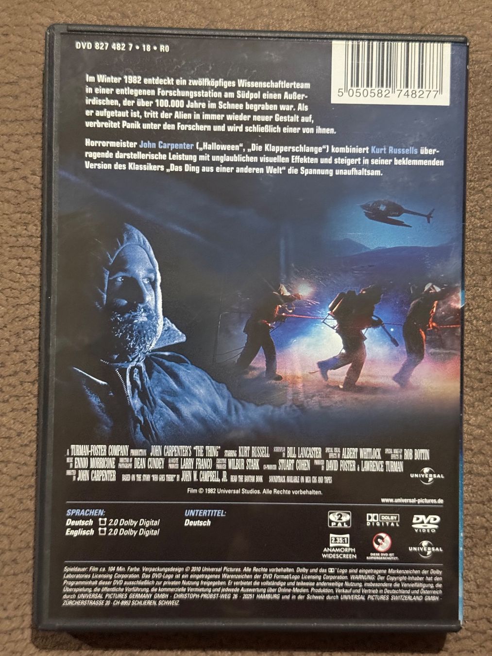 Tutti i DVDs: Das Ding – Usato da Dietikon venduto da MuNathy 2