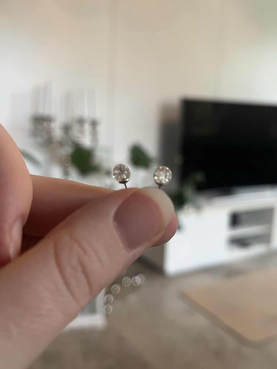 Orecchini pendenti & Orecchini a lobo: Klassische Ohrstecker mit echtem Stein, Silber, zeitlos! – Nuovo (secondo la descrizione) da Gockhausen venduto da Lali013 1