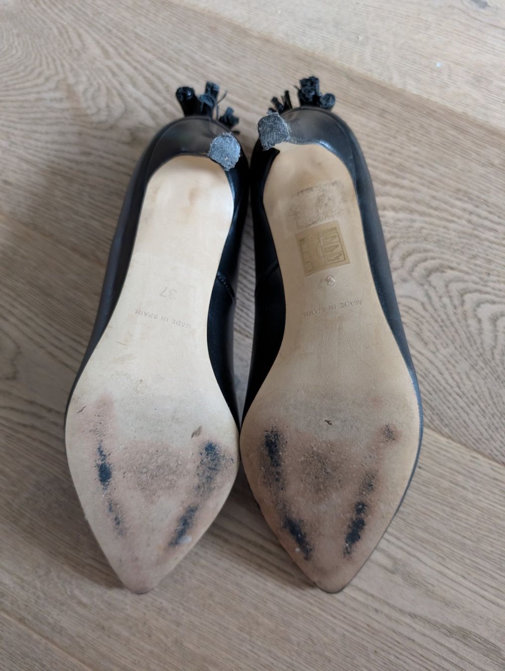 Kookai Scarpe da donna: Kookai Lederschuhe, schwarz, Gr. 37 – Usato da Zürich venduto da kein-design 1