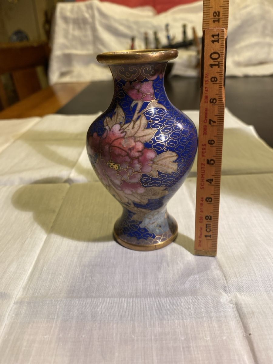 Vasi & Recipienti: Petit vase cloisonné chinois – Usato da Bevaix venduto da Dominixx52 4