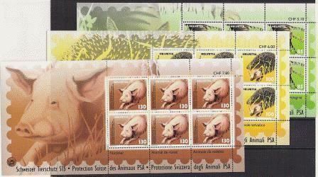 Tutti i francobolli: 1130-32 Tiere ** – Nuovo (secondo la descrizione) da Lausanne venduto da Whorvath