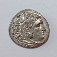 Griechische Drachme Lysimachus 305-281 v. Chr. Silber vz-unz