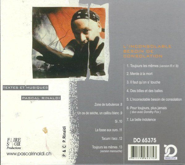 CDs: CD PASCAL RINALDI - CHANSONS - SUISSE – D'occasion à PORRENTRTUY par RABAIS_SPORT 1