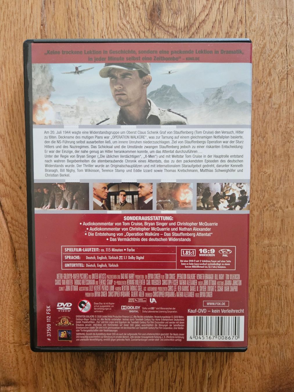 Alle DVDs: Operation Walküre – Gebraucht aus St.Gallen von Capsule_Corporation 1