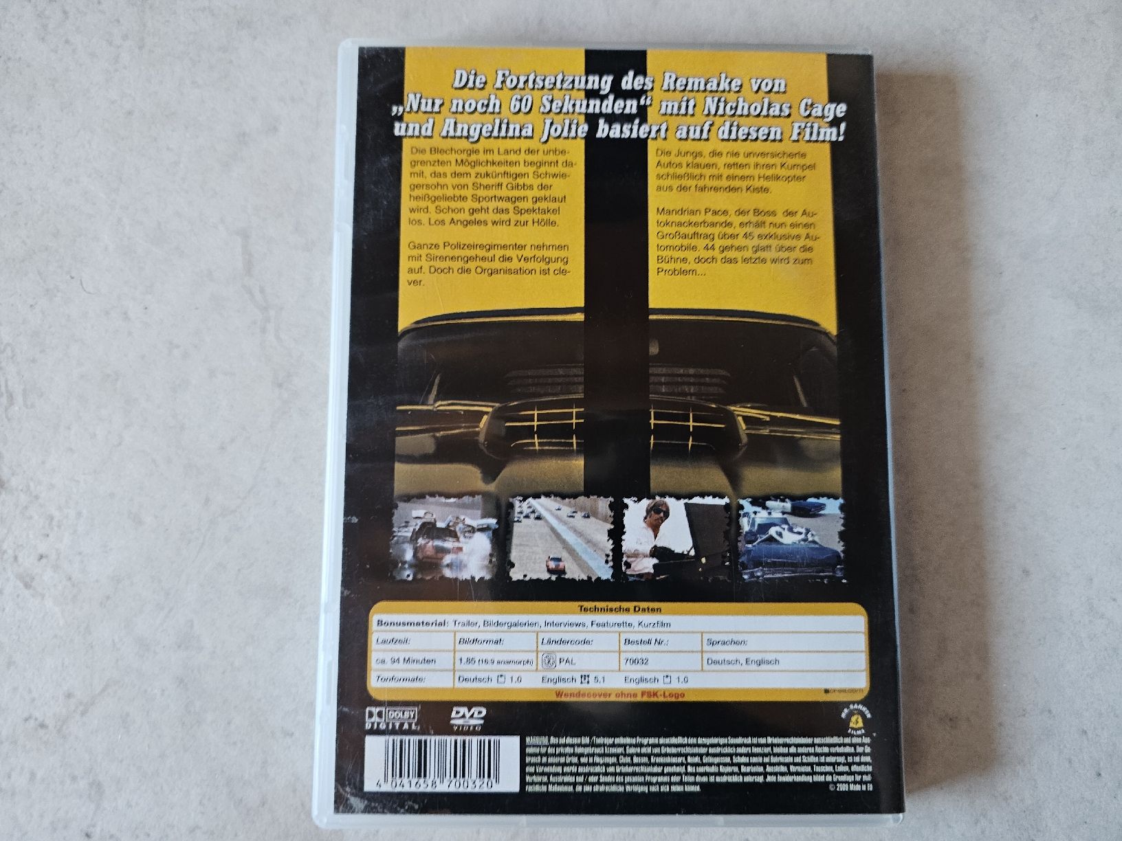 Tous les DVDs: Gone In 60 Seconds 2  /  Digital Remastered – D'occasion à Schneisingen par backstore24 1