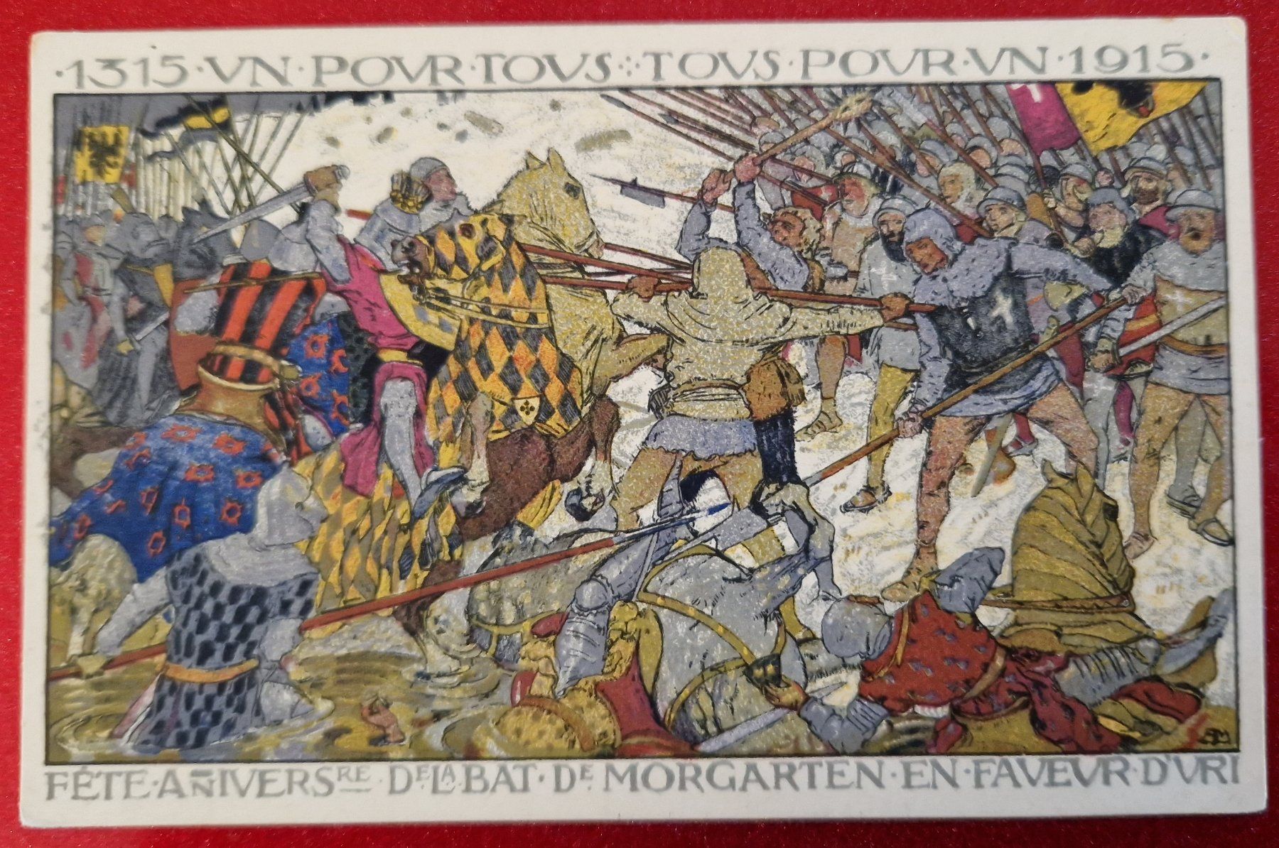 Ansichtskarten: Morgarten 1915 – Neu (gemäss Beschreibung) aus Melchnau von Fishel